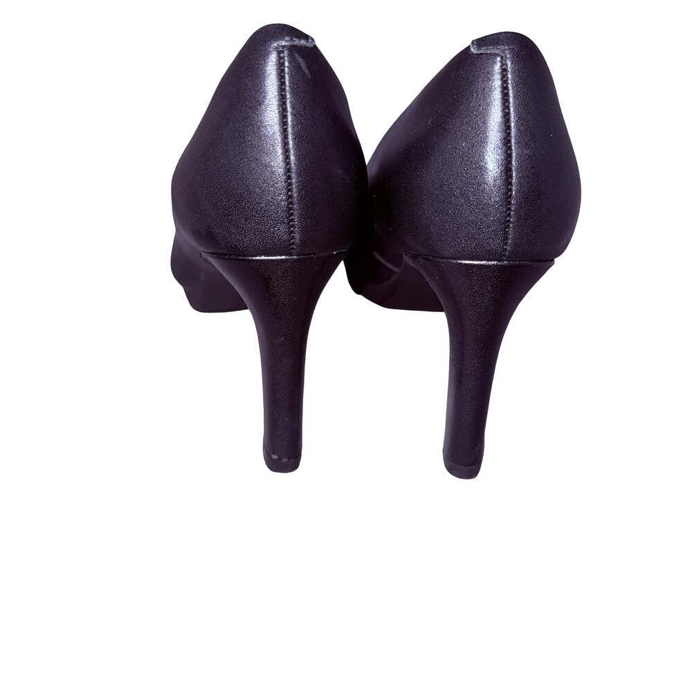 New Clarks Collection Black Leather Pumps Size 7 - Picture 3 of 6